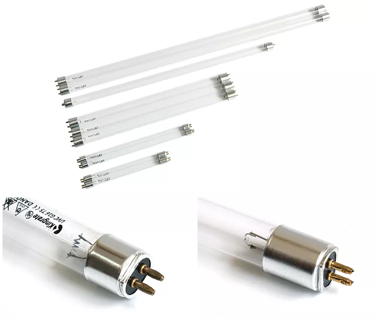 T5 2 Bioráin Lampa UV Deiridh Dhúbailte
